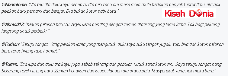 “Padahal Dia Dulu Pun Sama”-Aziz M. Osman