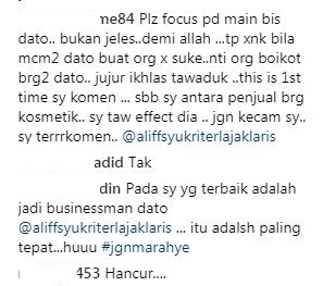 “La Kenapa Dato Marah Bila Orang Komen…”, Netizen Sindir Datuk Aliff Syukri Minta Jaga Hati Komen Bakat Dirinya Dalam Bidang Nyanyian!