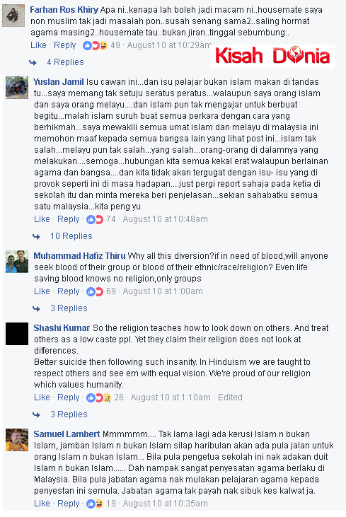 Isu Gelas Pelajar Islam dan Non-Muslim Dilabelkan dan Diasingkan Telah Viral,Netizen Kriktik Pedas Pihak Sekolah