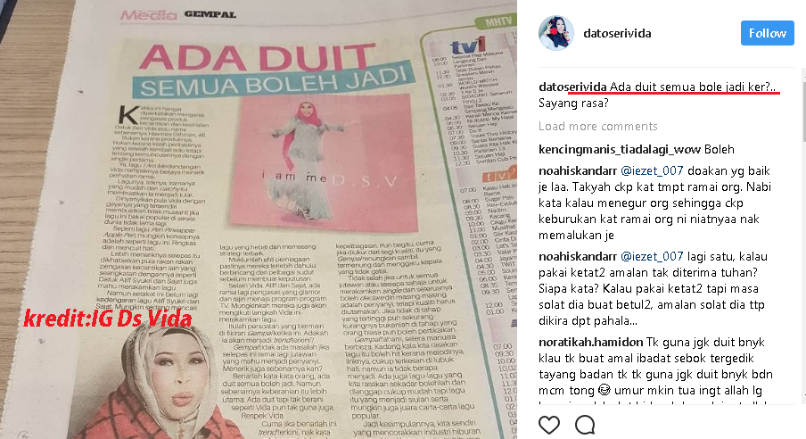 Kalau Ada Duit Semua Boleh Jadi,Betul ke Sayang-sayang Ds Vida?