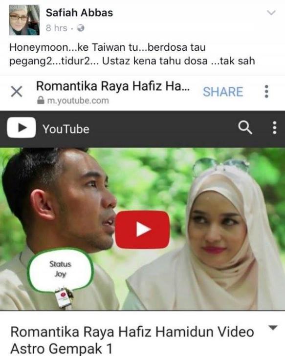 Netizen Tegur Ibu Joy Revfa Sibuk Hal Rumah Tangga Anak, Suka Perli ‘Pedas’ Hafiz Hamidun!