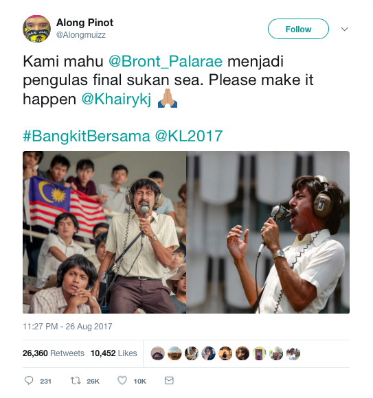 Ini Reaksi Netizen Bila Ramai Minta Bront Palarae Jadi Pengulas Sukan Sea. Pendapat Anda?