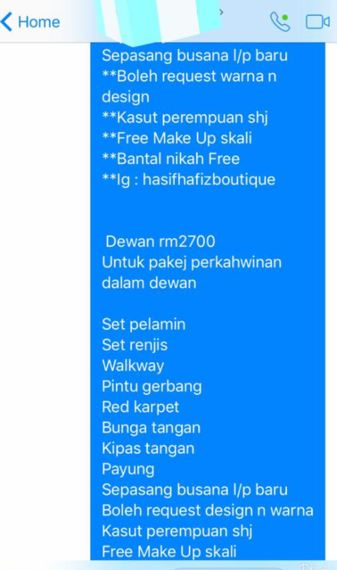 Melampau! Ada Ke Patut Pelanggan Ini Minta Pelamin Free & Make-Up Pengantin Cuma RM50?