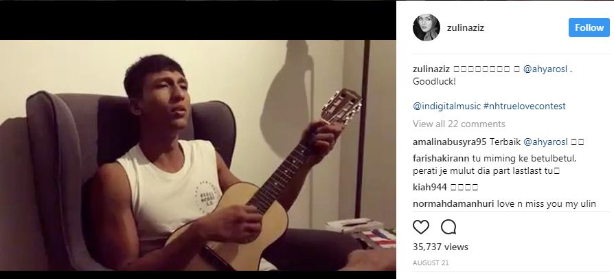 Zulin Muat Naik Gambar Mesra Bersama Pelakon Ahya Rosli, Normah Damanhuri Komen Tanda Bagi Greenlight?