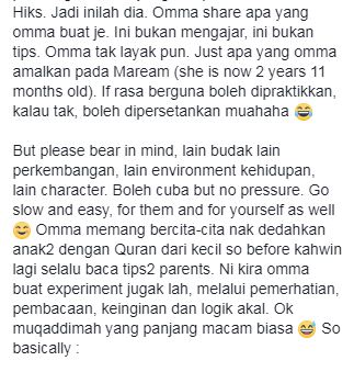 Maream Boleh Hafal Surah & Cakap Korea Di Usia 3 Tahun, Farah Lee Kongsi Tujuh Tips Mudah Didik Anak!