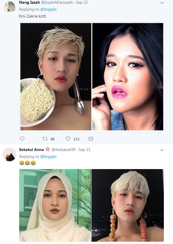 Ah, Sudah! Lelaki Mirip Hanis Zalikha Jadi Viral, Buat Gaya Pelik-pelik Dengan Makanan!