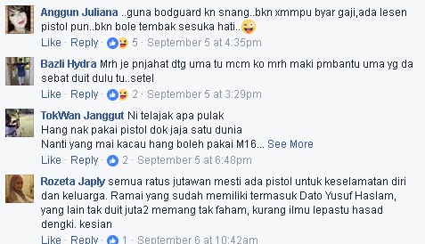 Aliff Syukri Kongsi Status Mahu Dapatkan Lesen Pistol,Perlu Atau Tidak Perlu Bagitahu Orang Lain???