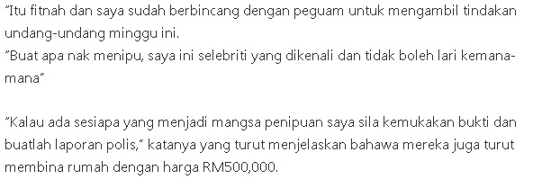 “Buat Apa Nak Menipu, Saya Ini Selebriti Yang Dikenali dan Tidak Boleh Lari Ke Mana-mana”-Datuk Dr. Boy Iman