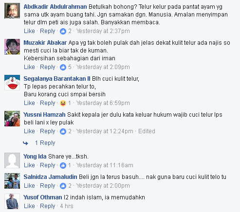 Basuh Telur Lepas Beli Beri Bahaya? Biar Betul?Pakar dan Ustaz Ada Ulas Tentang Hal Ini