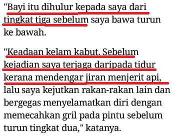 Dalam Keadaan Kelam Kabut Mahu Selamat Diri,Sempat Lagi Dia Selamatkan Bayi Kecil Ustaz