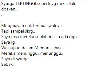 “Dua Anak Saya Sedang Tunggu Saya Di Syurga..”, Tragedi Tahfiz Ingatkan Datuk Vida Arwah Anak Yang Maut Dalam Kebakaran…