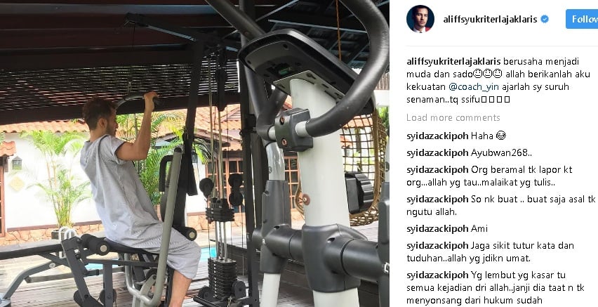 DS Aliff Syukri Mahu Jadi Sado, Minta Khidmat Nasihat Dari Kekasih Sajat Untuk Dapat Badan Idaman