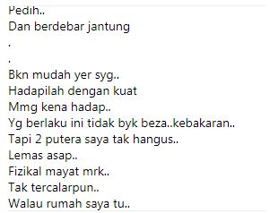 “Dua Anak Saya Sedang Tunggu Saya Di Syurga..”, Tragedi Tahfiz Ingatkan Datuk Vida Arwah Anak Yang Maut Dalam Kebakaran…