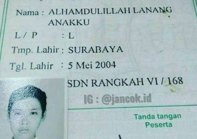 Budak Lelaki Ini Viral Mendadak Kerana Ada Nama Yang Sangat Unik Lain dari Yang Lain