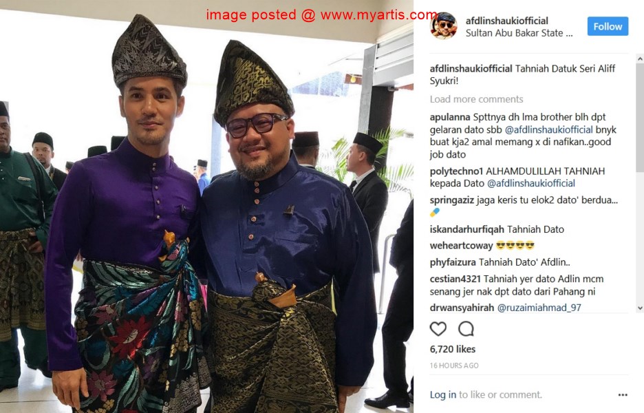 Terima Pangkat Datuk,Ini Respond Netizen Kepada Datuk Afdlin Shauki