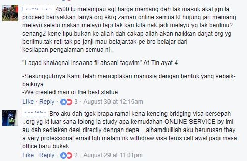 “Caj Buat Visa Sampai $4,500 (RM15,000) Sedangkan Harga Sebenar $100 (RM340)..”, Lelaki Dedah Penipuan Cas Visa Melampau Oleh Rakyat Malaysia Sendiri!