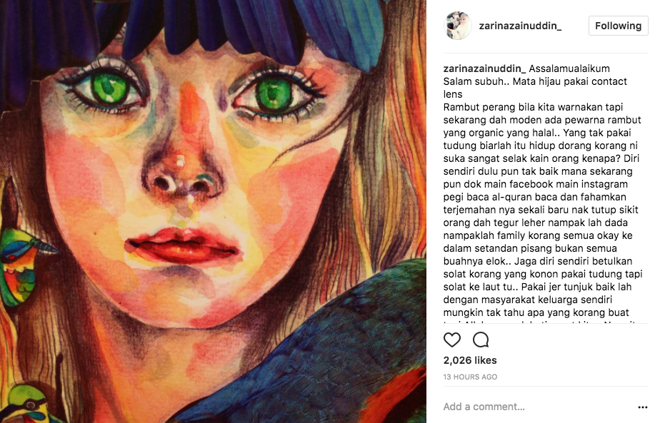 ‘Confirm Ke Awak Masuk Syurga?’ – Berang Zara Zya Dilabel Jahat Kerana Warna Rambut, Zarina Zainuddin Mengamuk