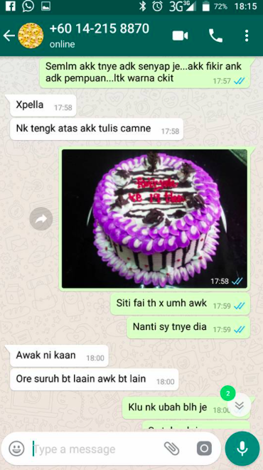 Sekarang Kereta Rosak Bodoh!- Order Kek Tapi Bila Siap Ini Berlaku. Biadap!