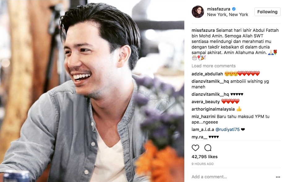 Ucapan Hari Lahir Fazura Buat Fattah Amin Buat Netizen Terkejut! Ada Apa-Apa Ke? Sweet Habis