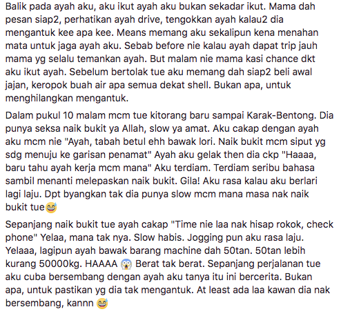 ‘Macam Ni Rupanya Ayah Kerja Siang Malam’ – Walau Dikecam Anak Pemandu Lori, Gadis Ini Cerita Pengalaman Berharga