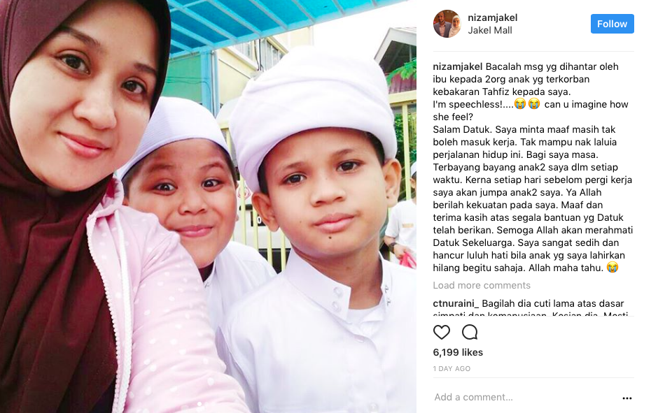 ‘Saya Minta Maaf Tak Boleh Masuk Kerja’ – Luahan Sebak Ibu Mangsa Kebakaran Tahfiz