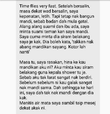 ‘Ini Zuriat Terakhir Aku Kandung Untuk Kau’ – Luahan Isteri Meroyan Mahu Bunuh Diri & Anak