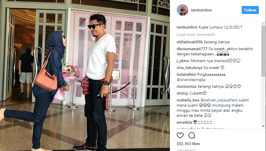 Foto Bagaimana Perkenalan Engku Emran & Bella Bermula. Sweet Habis!