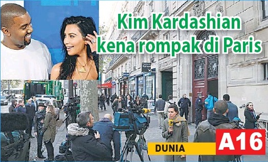 Lepas Rompak Jutaan Euro Duit Kim Kardasian,Inilah Yang Dilakukan Oleh Perompak Tersebut Yang Buat Netizen Tidak Sangka