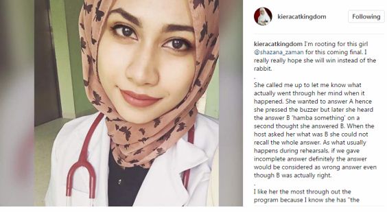 “Dia Bukan Si Rabbit Yang Anda Cari..!”, Kiera Nafi Shazana Bukan Si Bimbo Dapat Soalan Bocor!