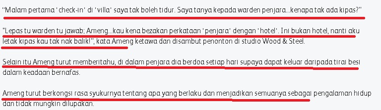 Ameng Spring Kongsi Pengalaman Waktu Masuk Penjara, Soalan Yang Diajukan Kepada Warden Penjara Buat Penonton Pecah Perut