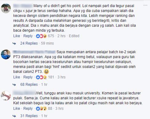 “Kau Tengoklah Nanti Batch Ni Jadi Setan Terbesar Dalam Sejarah Korupsi, Pecah Amanah Negara..”, Bapa Kecewa Guru Sogok Jawapan PT3 Untuk Capai KPI!