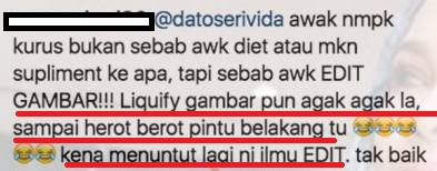 Muat Naik Gambar Makin Kurus, DS Vida Difitnah Netizen Guna Gambar Edit,Ada Pakar Boleh Sahkan?