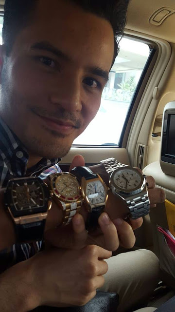 Ds Aliff dan DS Vida Tayang Jam Tangan Mewah Macam Harga Rumah, Ramai Ke Netizen Dengki ??