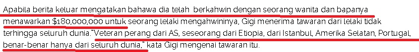 Jutawan Ini Tawarkan Wang Hingga RM 720 Juta Bagi Sesiapa Yang Mahu Menjadi Menantunya