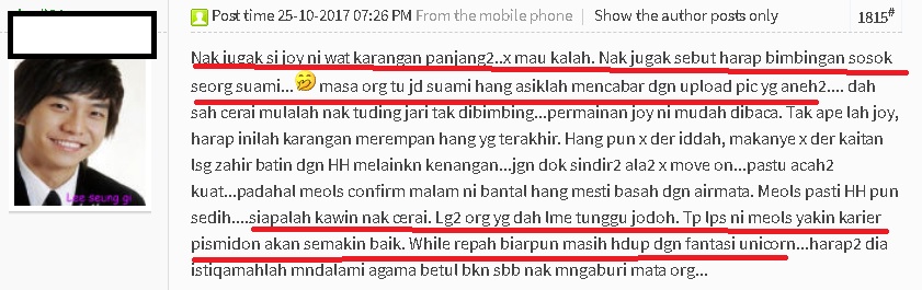 “Pehal Dorang Ni,Pas Cerai Wat Ucapan Masing-masing Macam Menang Anugerah”-Netizen Kecam Hafiz-Joy Lepas Cerai