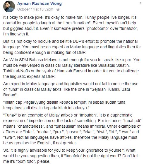 Semua Orang Bercakap Tentang ‘Tunafoto’ Sampai Jadikan Lawak Jenaka Bodoh. Lawak Sangat Ke?