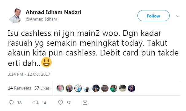 “Sejak Filem Tak Laku Dia Pun Brainless Dah..”, Lepas Fathia Latiff, Ahmad Idham Pula Dikritik Hebat Komen Isu ‘Cashless!’