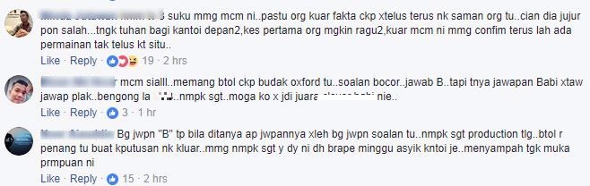 [Video] “Dulu Tak Percaya Bila Orang Cakap Si Bimbo Dapat Soalan Bocor Tapi Semalam…”, Salah Seorang Peserta Rancangan Realiti Jawab Soalan Sebelum Jawapan Selesai Dibaca!