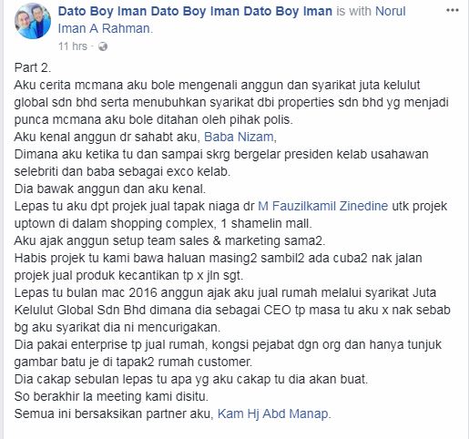 “Atas Nama Allah & Rasul!!” -Tak Tahan Dikecam, Boy Iman Bersumpah Cerita Benar!