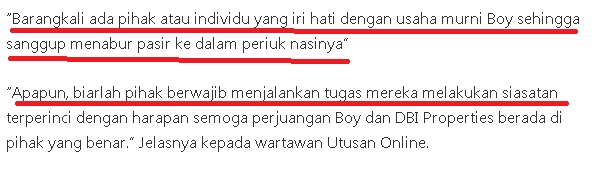 Datuk Nasir Wahab Sifatkan Ada Pihak Yang Dengki Dengan  Kejayaan Datuk Boy Iman