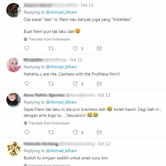 “Sejak Filem Tak Laku Dia Pun Brainless Dah..”, Lepas Fathia Latiff, Ahmad Idham Pula Dikritik Hebat Komen Isu ‘Cashless!’