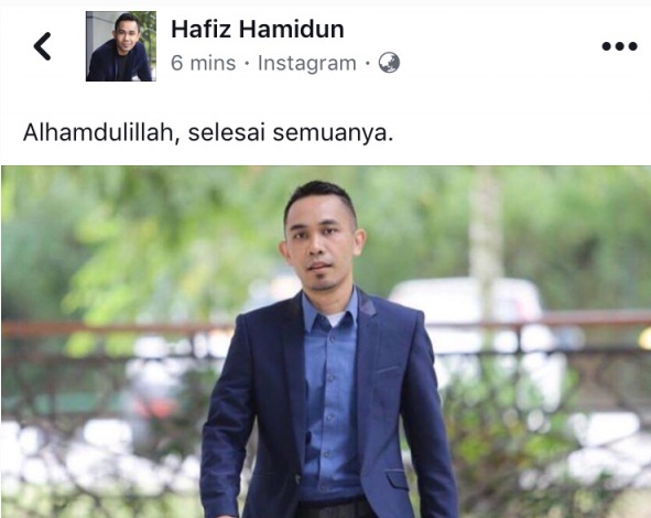 “Pehal Dorang Ni,Pas Cerai Wat Ucapan Masing-masing Macam Menang Anugerah”-Netizen Kecam Hafiz-Joy Lepas Cerai