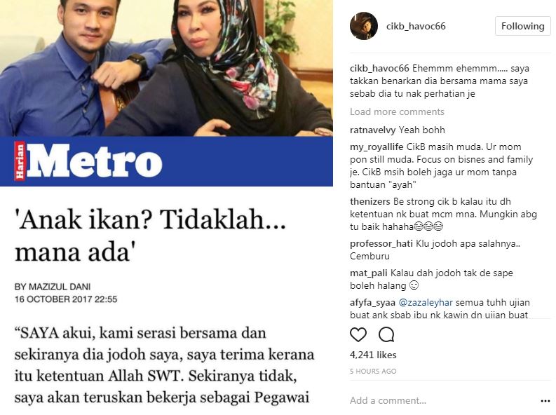 Tular! Lelaki Ini Dikatakan ‘Anak Ikan’ Dato Vida, Namun Cik B Takkan Benarkan Mereka Bersama…Apa Kes Ni?