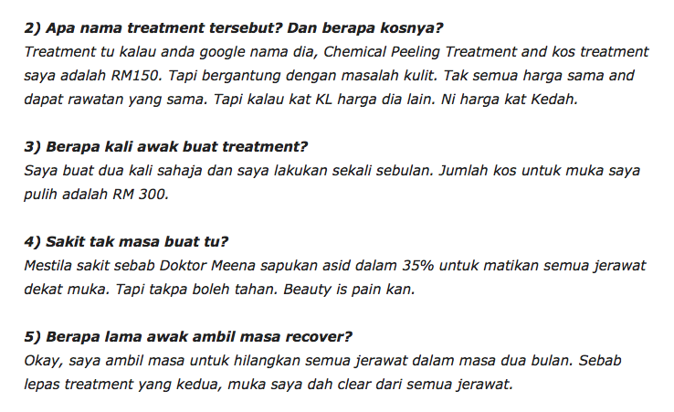 Bermodalkan RM300, Akhirnya Wajah Gadis Ini Kembali Pulih & Cantik. Bagaimana?