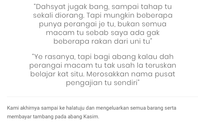 Kisah Benar Di Sebalik Pelajar IPTA Islam Di Malaysia. Amboi Kau Dik!