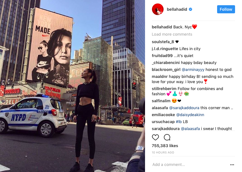 Komen Lawak Scha Alyahya Di IG Bella Hadid Buat Netizen Berdekah Gelak. Nakal Betul!