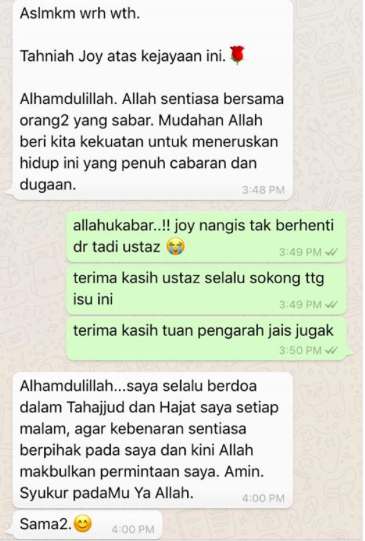 Simpan Ego, Jangan Pendek Akal! – Dakwa Kes Mahkamah Belum Selesai, Joy Revfa Naik Berang