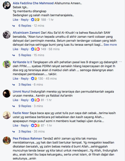 ‘Ustaz Jangan Sedih, Kita Ada Allah’ – Yusuf Azmi Ditangkap, Luahan Ebit Lew Buat Netizen Sebak