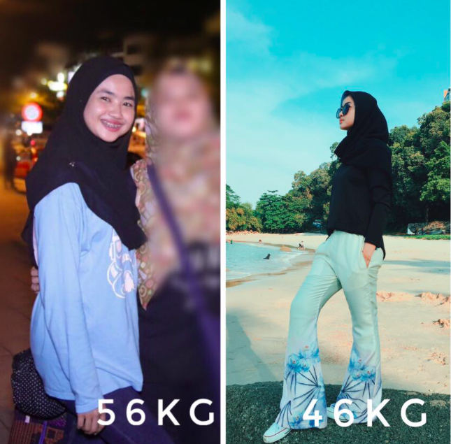 Turun 10 KG Dengan Sihat, Gadis Ini Kongsi Tips Mudah Langsing Tanpa Ubat!