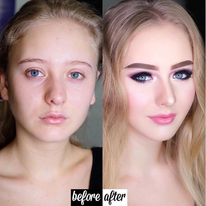 Inilah Dia Penangan Make-Up,Anak Tak Sangka Tengok Wajah Mereka Sebelum Selepas Make-Up Memang Lain